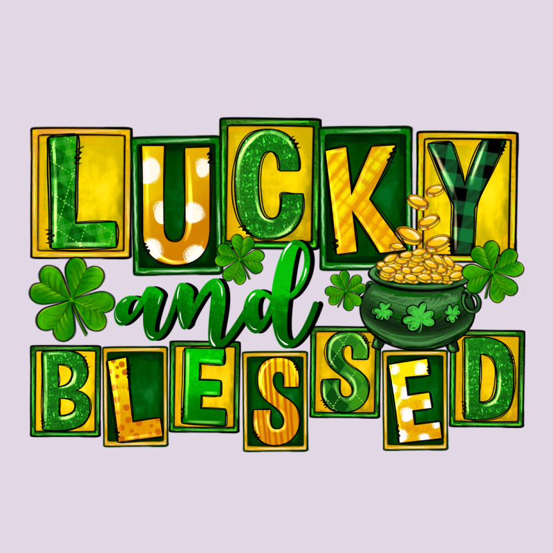 Lucky And Blessed St. Patricks Day Classic Tee by FaDigitalArtStudio | Teevron