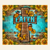 Western Faith Cross Butterfly Vintage Tee | Teevron