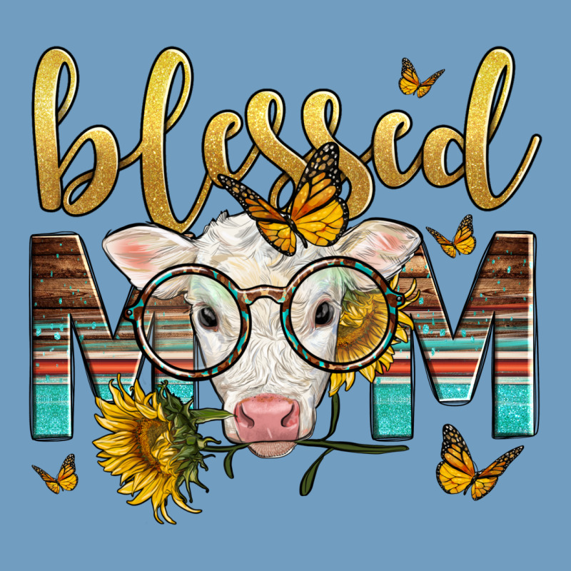 Western Blessed Mom Baby Calf Urban Heavy Tee by LillyAllenDesigns | Teevron
