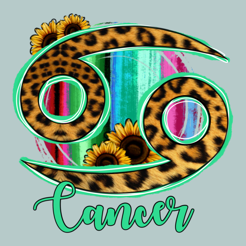 Cancer Zodiac Sign Sunflower Leopard Serape Heavy Core Tee by RanaPortraitStore | Teevron