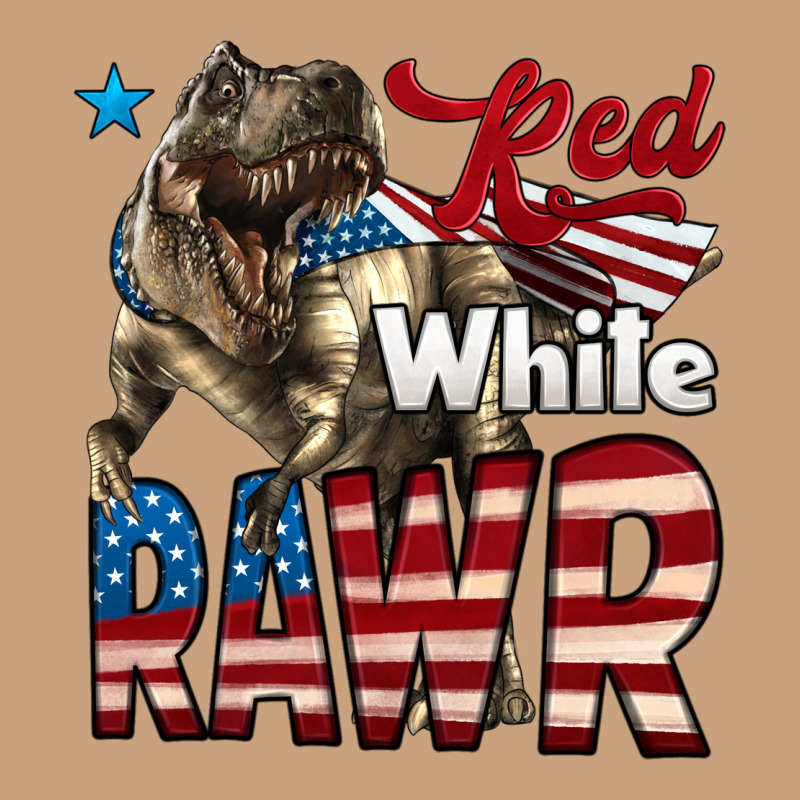 Red White Rawr Dinosaur T-rex Vintage Tee by LillyAllenDesigns | Teevron