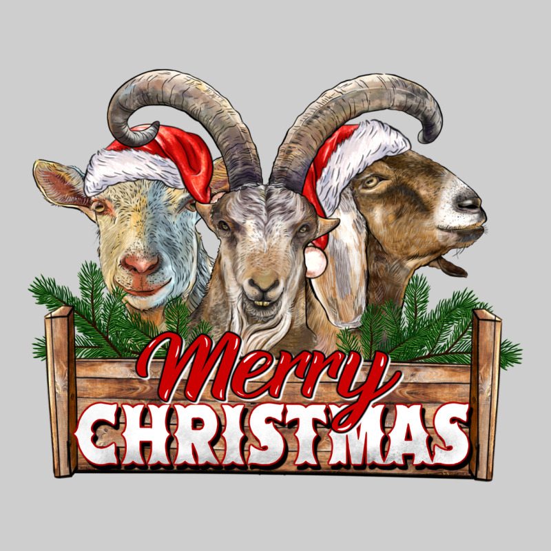 Merry Christmas Goats Premium Tee by LillyAllenDesigns | Teevron