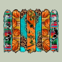 Basketball Serape Cowhide Turquoise Leopard Glitter  Brushstrokes Long Sleeve Tee | Teevron