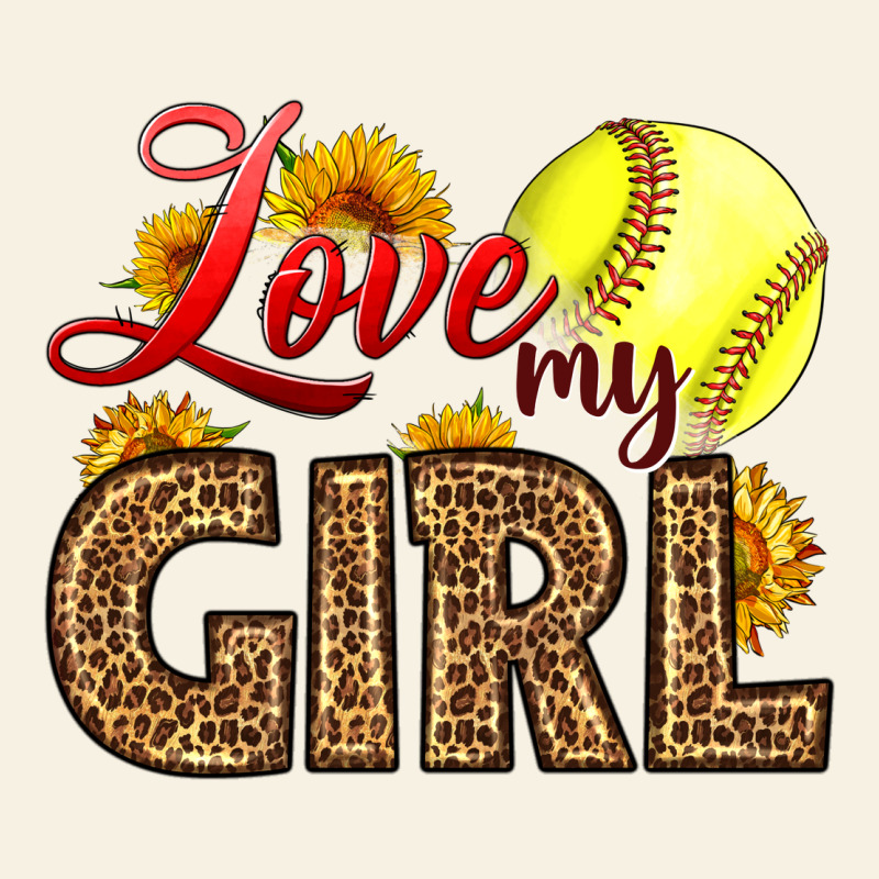 Love My Girl Softball Vintage Tee by LillyAllenDesigns | Teevron