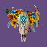 Boho Bull Skull Vintage Hoodie | Teevron
