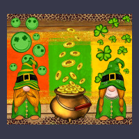 St Patricks Gnomes And Coins With Shamrock Long Sleeve Tee | Teevron