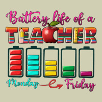 Battery Life Of A Teacher Heavy Core Tee | Teevron