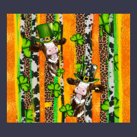 St Patricks Cow And Shamrock With Cowhide Long Sleeve Tee | Teevron