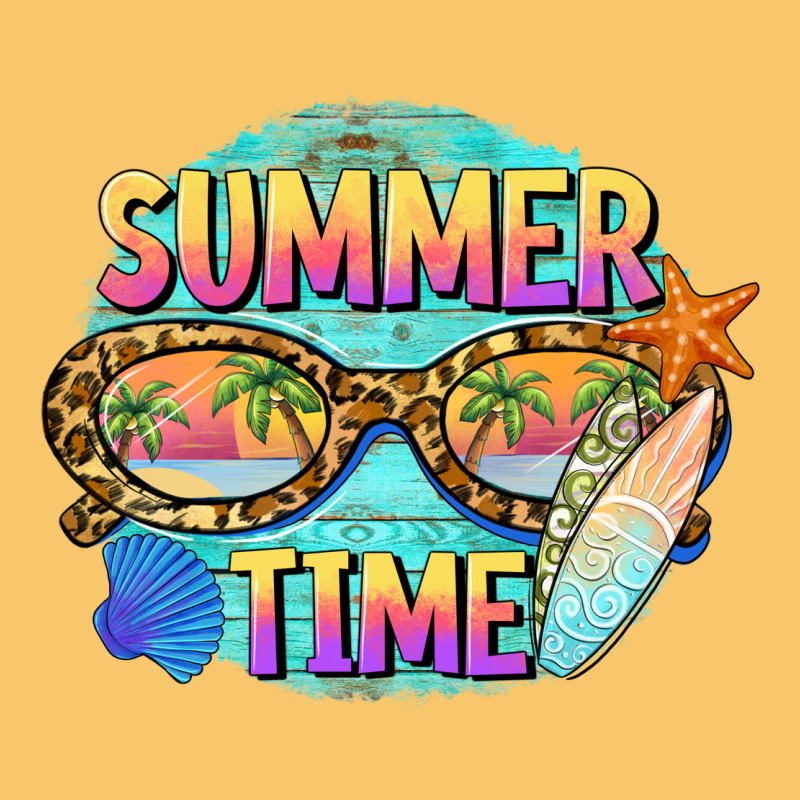 Summer Time Sunset Glasses Vintage Hoodie by BarkalooDesign | Teevron