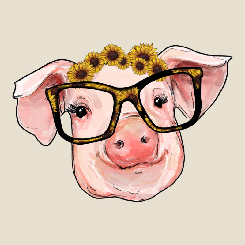 Sunflowers With Pig Urban Heavy Tee by RanaPortraitStore | Teevron