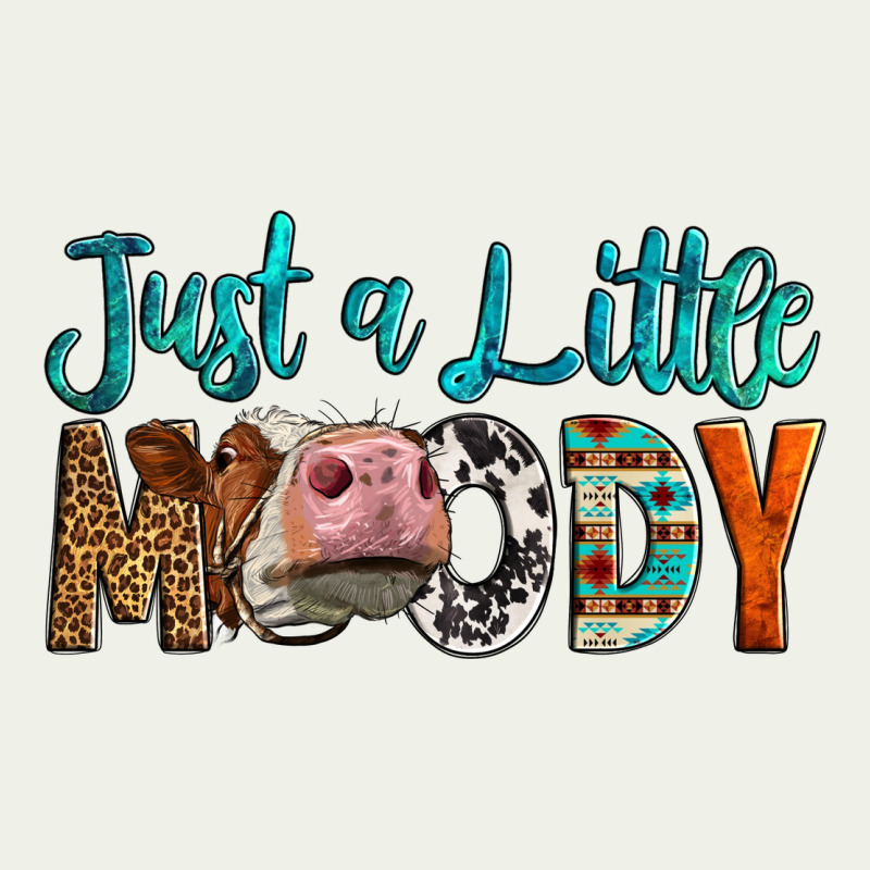 Western Just A Little Moody Cow Urban Heavy Tee by LillyAllenDesigns | Teevron