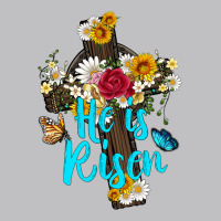 He Is Rısen With Cross And Butterfly Long Sleeve Tee | Teevron