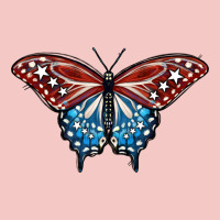 Patriotic American Butterfly Urban Heavy Tee | Teevron