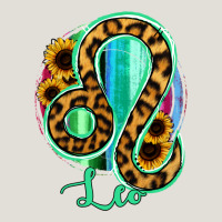 Leo Zodiac Sign Sunflower Leopard Serape Heavy Core Tee | Teevron