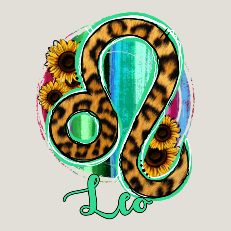 Leo Zodiac Sign Sunflower Leopard Serape Heavy Core Tee by RanaPortraitStore | Teevron