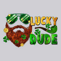 Lucky Dude Saint Patricks Bearded Man Classic Tee | Teevron