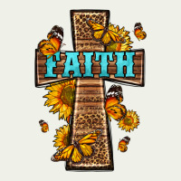Western Faith Cross Butterfly Urban Heavy Tee | Teevron