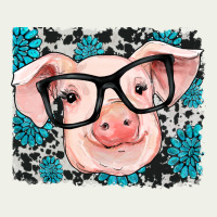 Gemstone And Cowhide Pig Urban Heavy Tee | Teevron