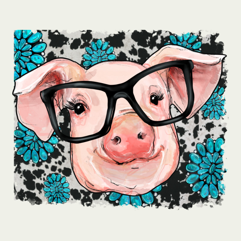 Gemstone And Cowhide Pig Urban Heavy Tee by RanaPortraitStore | Teevron