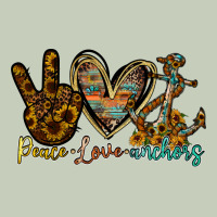 Peace Love Anchors Ladies Tee | Teevron