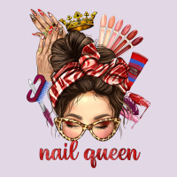 Nail Queen Messy Bun With Crown Bbs Classic Tee | Teevron