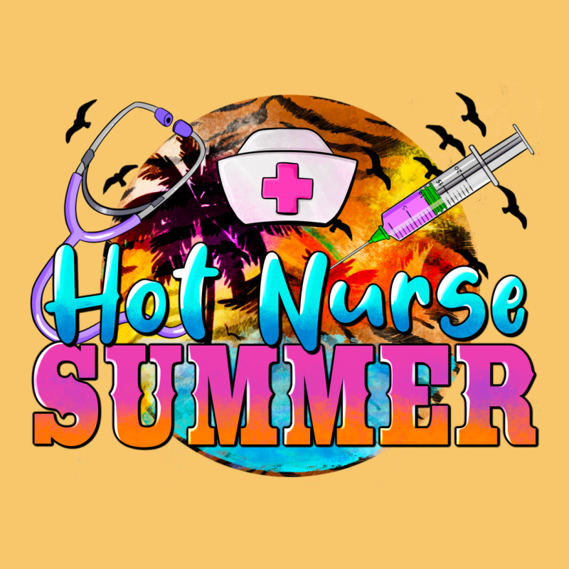 Hot Nurse Summer Vintage Hoodie by BarkalooDesign | Teevron