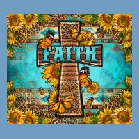 Western Faith Cross Butterfly Urban Heavy Tee | Teevron