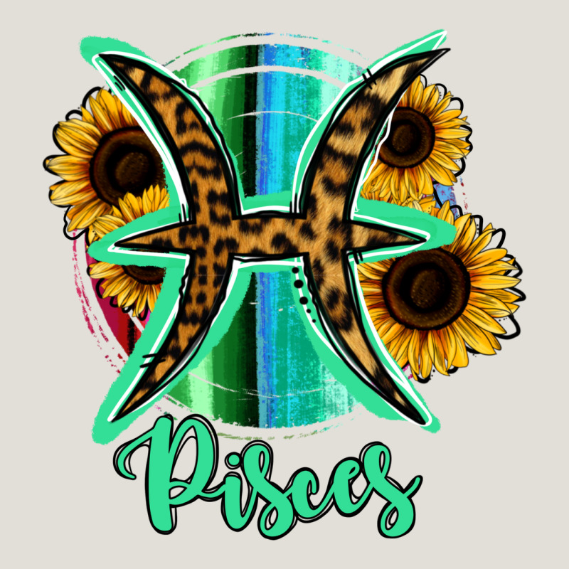 Pisces Zodiac Sign Sunflower Leopard Serape Heavy Core Tee by RanaPortraitStore | Teevron