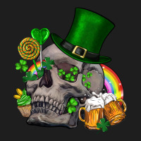 St Patrick's Day Boho Skull Classic Tee | Teevron