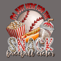 I Am Just Here For The Snack Baseball Sister Urban Heavy Tee | Teevron