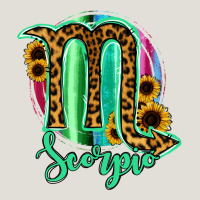 Scorpio Zodiac Sign Sunflower Leopard Serape Heavy Core Tee | Teevron
