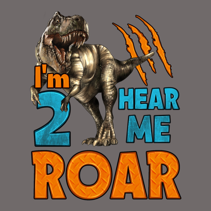 I'm Two Hear Me Roar Dinosaur Birthday Urban Heavy Tee by LillyAllenDesigns | Teevron