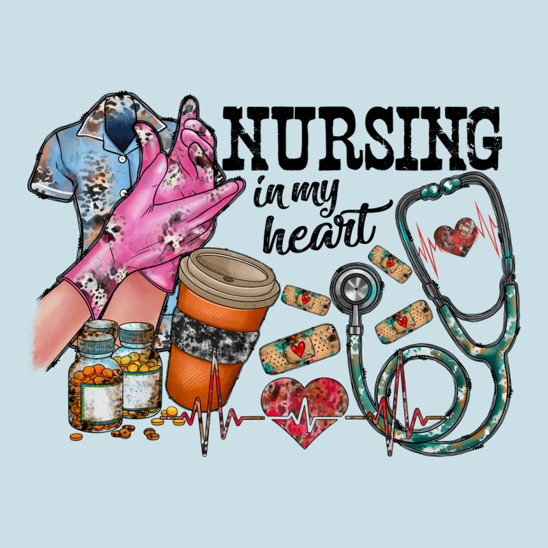 Nursing In My Heart Ladies Tee by RacoonDesign | Teevron