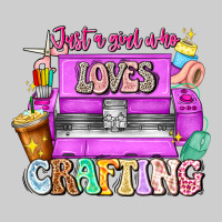 Just A Girl Who Loves Crafting Premium Tee | Teevron