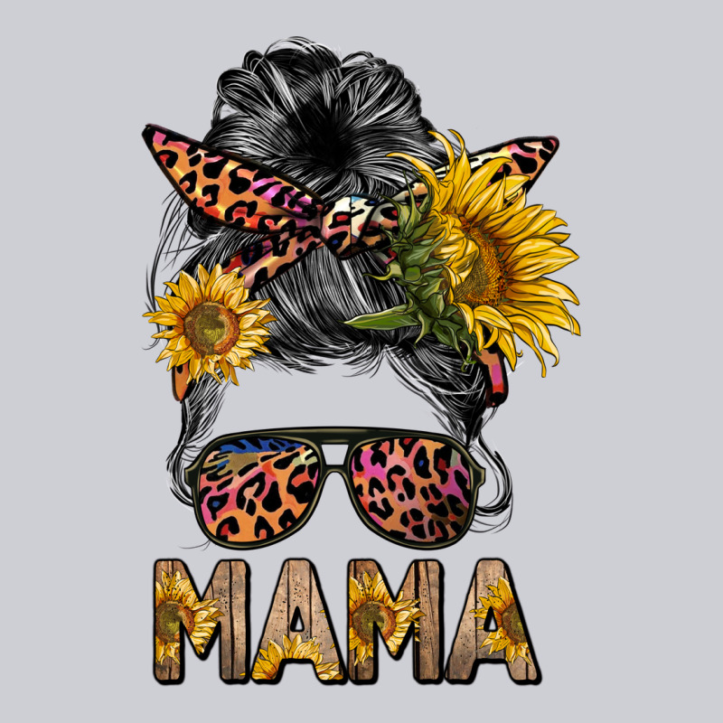 Mess Bun Mama Sunflowers Classic Tee by BarkalooDesign | Teevron