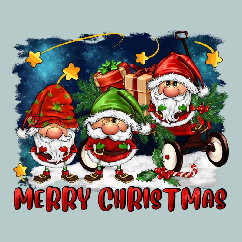 Merry Christmas Gnomies Wagon Heavy Core Tee by FaDigitalArtStudio | Teevron