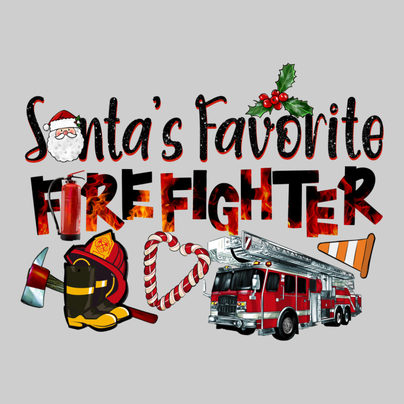 Santa's Favorite Firefighter Premium Tee by LillyAllenDesigns | Teevron