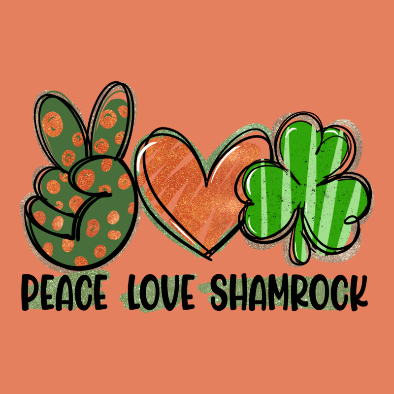 Peace Love Shamrock Classic Tee by FaDigitalArtStudio | Teevron