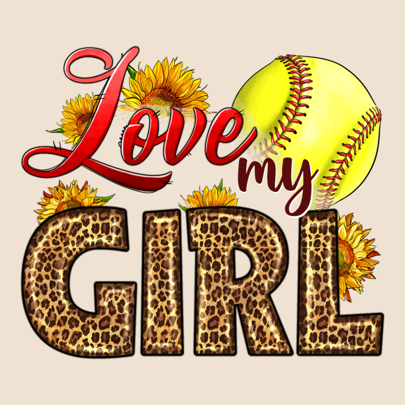 Love My Girl Softball Urban Heavy Tee by LillyAllenDesigns | Teevron