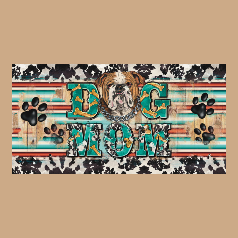 Dog Mom English Bulldog License Plate Template Vintage Hoodie by BarkalooDesign | Teevron