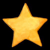 Yellow Star Heavy Core Tee | Teevron