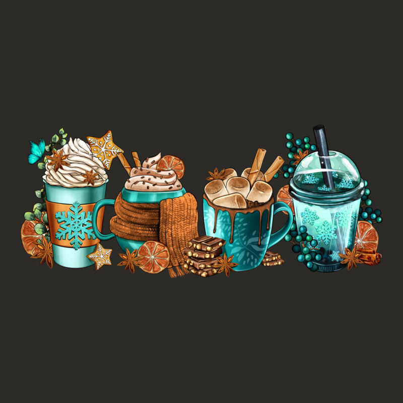 Winter Coffee Cups Heavy Core Tee by FaDigitalArtStudio | Teevron