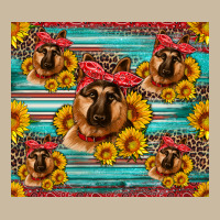 German Shepherd With Sunflowers Long Sleeve Tee | Teevron