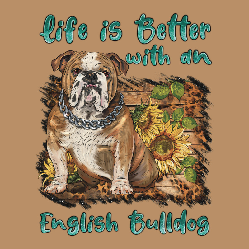 Life Is Better With A English Bulldog Vintage Hoodie by BarkalooDesign | Teevron