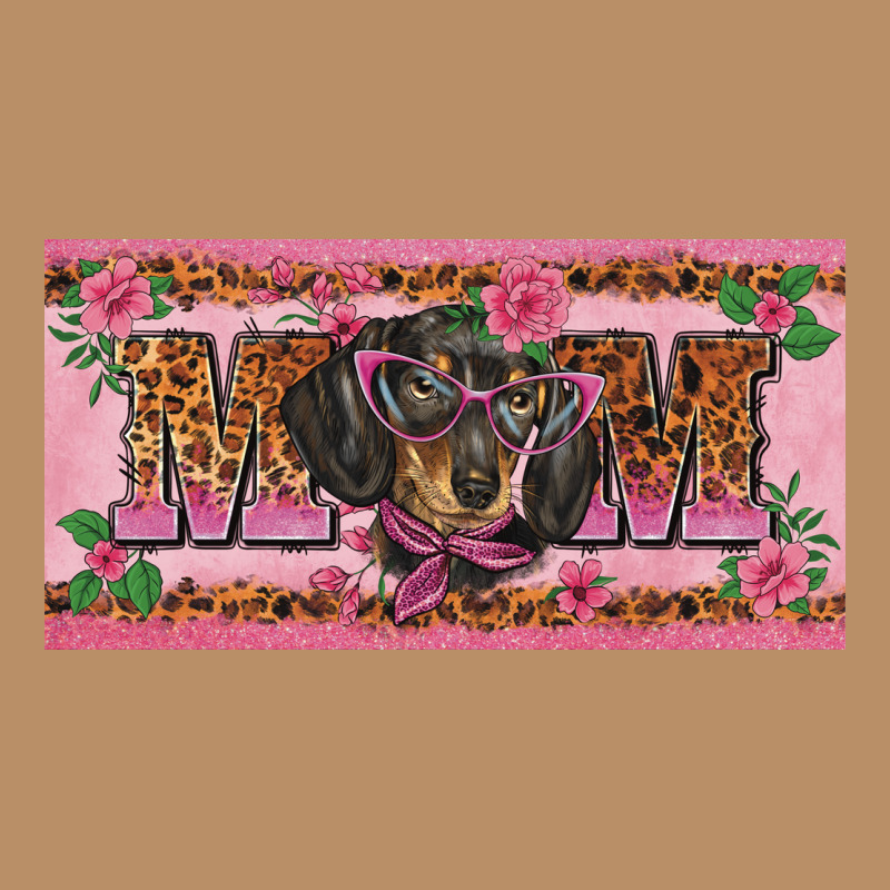 Danchshund Mom License Plate Template Vintage Hoodie by BarkalooDesign | Teevron