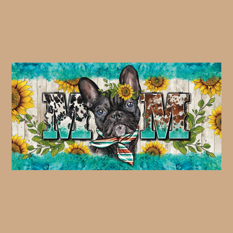 French Bulldog Mom License Plate Template Vintage Hoodie by BarkalooDesign | Teevron