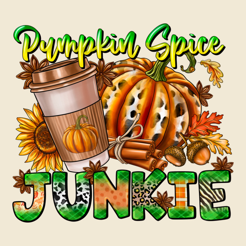 Pumpkin Spice Junkie Premium Tee by CowhideDigitalArt | Teevron