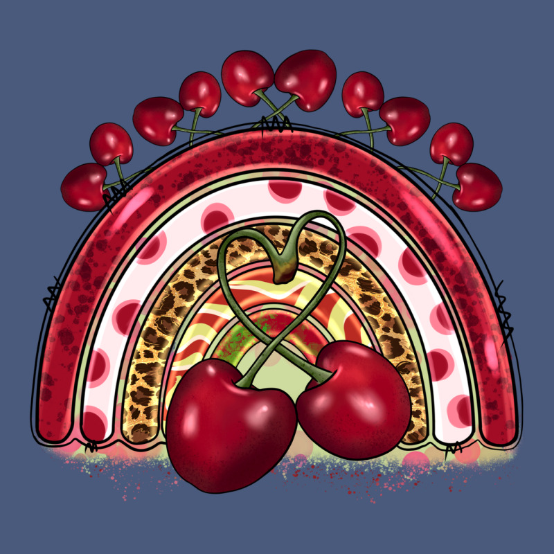 Cherry Rainbow Vintage Hoodie by BarkalooDesign | Teevron
