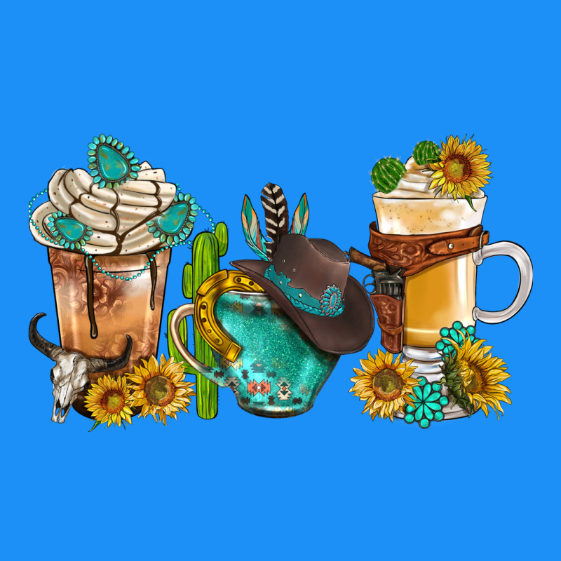 Western Coffee Cups With Sunflower And Gemstone Bbs Classic Tee by BundleAndBundleShop | Teevron