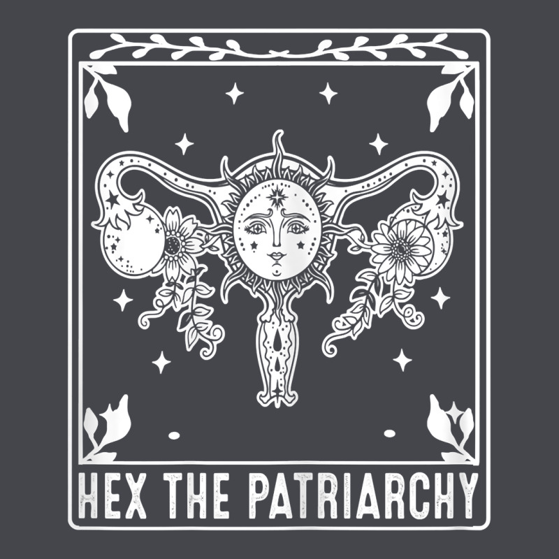 Womens Hex The Patriarchy Uterus Tarot Card Halloween Feminist T Shirt Classic Tee by maiPhamDesign | Teevron